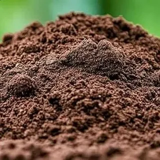 Rich compost and topsoil mixture for garden planting